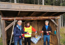 Åpning av Gapahuken på Bjørgeberget