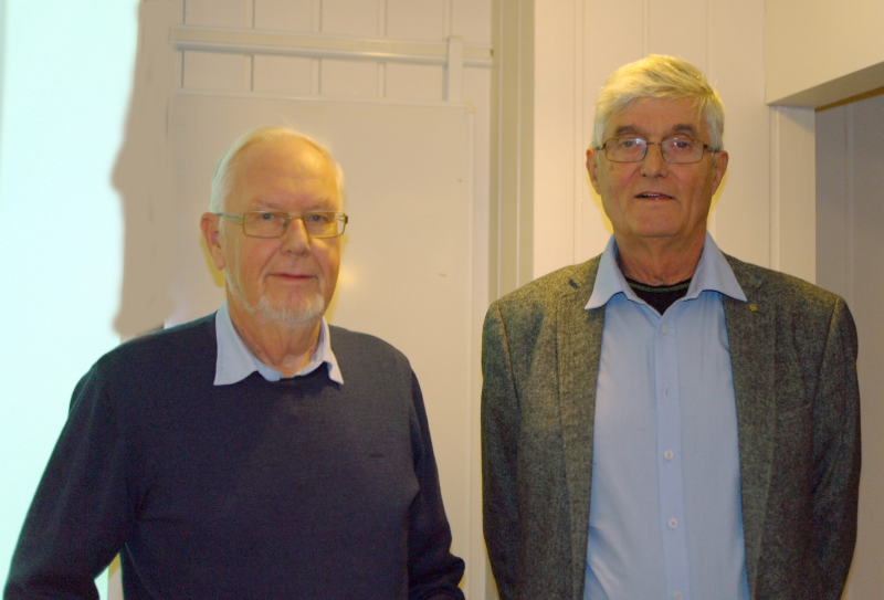 Thor Bøhmer og Einar Øfsti fortalte fra Namibia  og Kenya