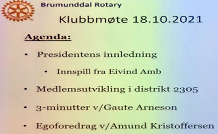 Egoforedrag Amund Kristoffersen