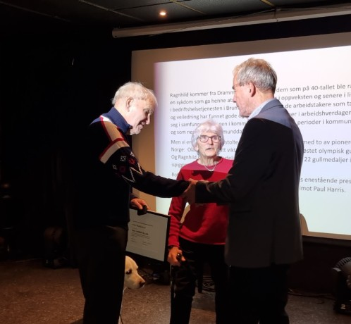 Paul Harris til Ragnhild og Olai Myklebust